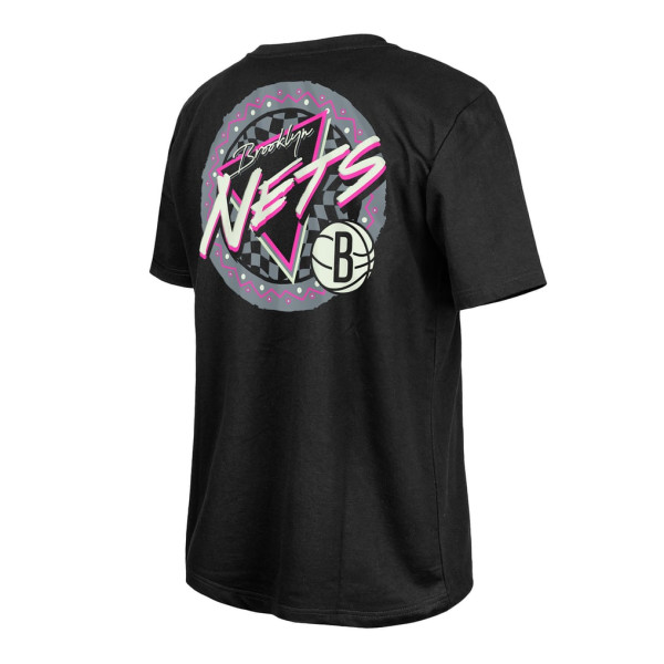 Футболка Brooklyn Nets New Era Black Glow-in-the-Dark
