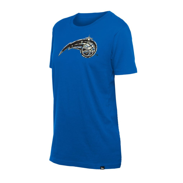 Женская футболка Orlando Magic New Era Blue Glam Game Flower