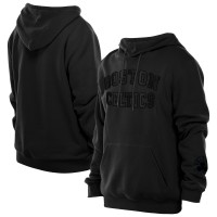 Boston Celtics New Era Black Logo Select Premium Pullover Hoodie