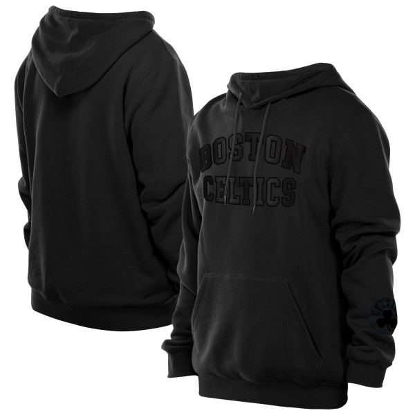 Boston Celtics New Era Black Logo Select Premium Pullover Hoodie