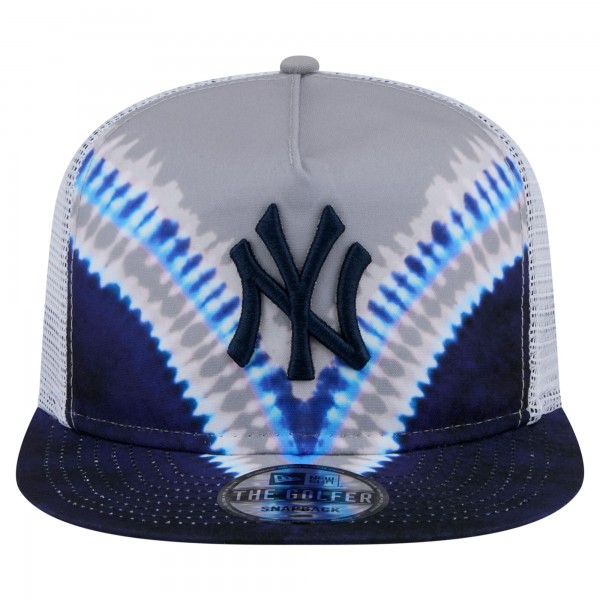 Бейсболка New York Yankees New Era Tie-Dye Golfer Trucker