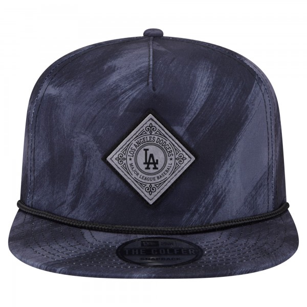 Los Angeles Dodgers New Era Navy Printed Golfer Snapback Hat