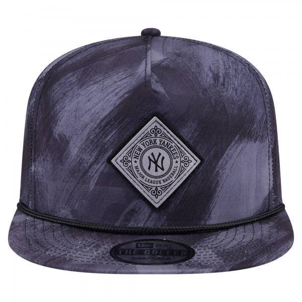 New York Yankees New Era Navy Printed Golfer Snapback Hat
