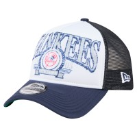 Бейсболка New York Yankees New Era Navy Distressed 9FORTY A-Frame
