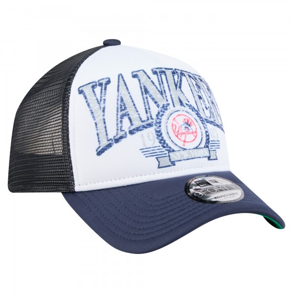 Бейсболка New York Yankees New Era Navy Distressed 9FORTY A-Frame