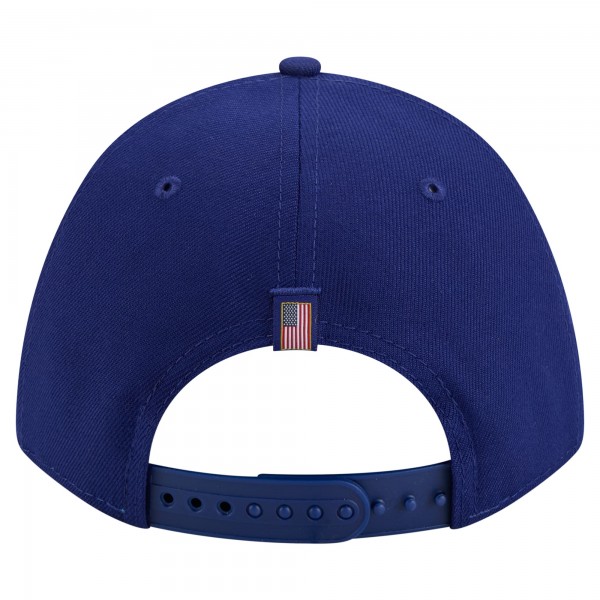 Бейсболка Los Angeles Dodgers New Era Royal American Flag 9FORTY M-Crown A-Frame