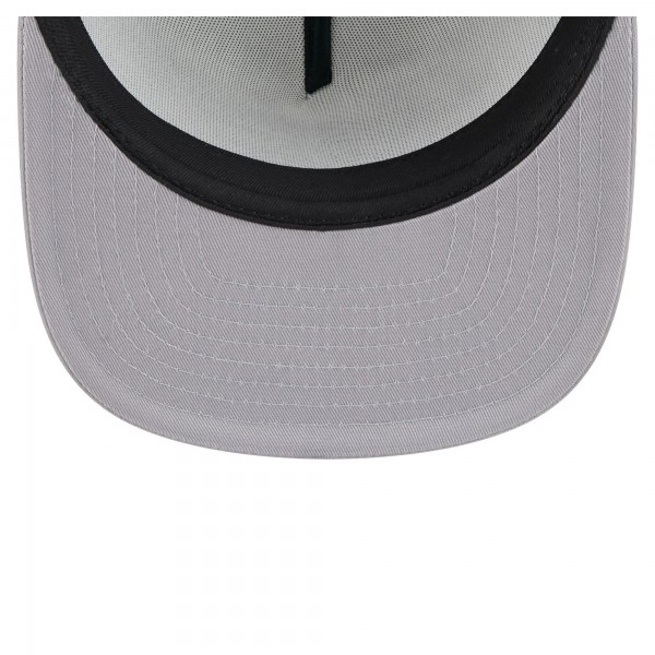 Бейсболка New York Yankees New Era White/Gray Retro Script Trucker 9FIFTY Snapback