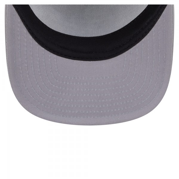 Бейсболка Los Angeles Dodgers New Era White/Gray Retro Script Trucker 9FIFTY Snapback