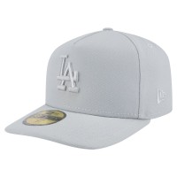 Бейсболка Los Angeles Dodgers New Era Gray Colorpack A-Frame 59FIFTY