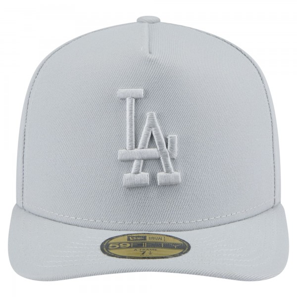 Бейсболка Los Angeles Dodgers New Era Gray Colorpack A-Frame 59FIFTY