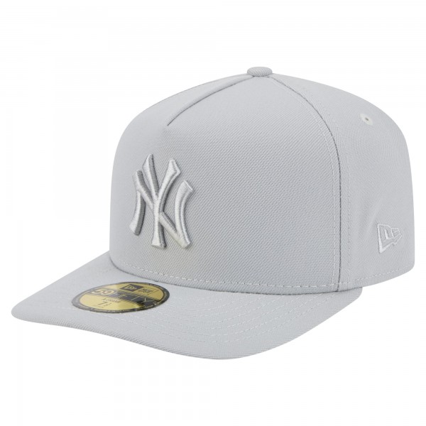 Бейсболка New York Yankees New Era Gray Colorpack A-Frame 59FIFTY
