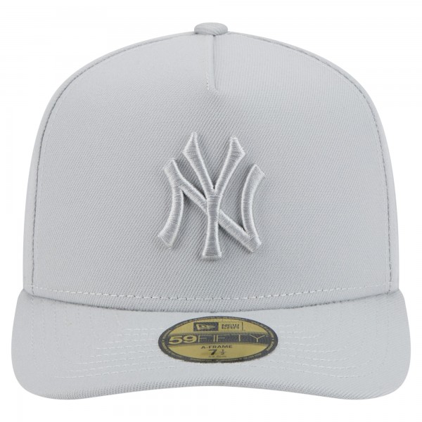 Бейсболка New York Yankees New Era Gray Colorpack A-Frame 59FIFTY