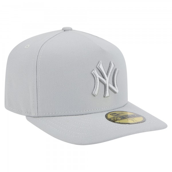 Бейсболка New York Yankees New Era Gray Colorpack A-Frame 59FIFTY