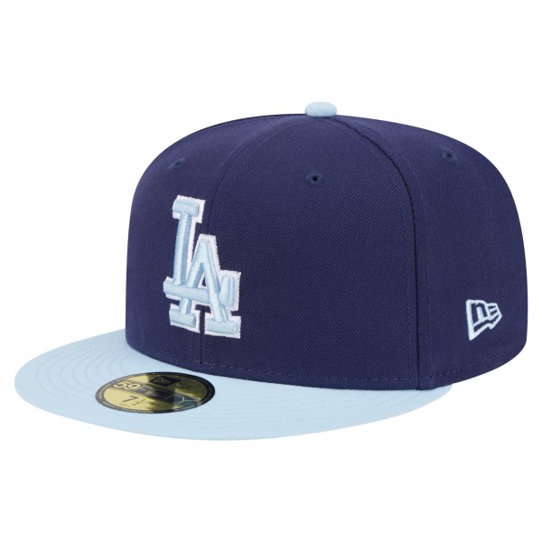 Бейсболка Los Angeles Dodgers New Era Navy/Light Blue Color Pack 2-Tone 59FIFTY