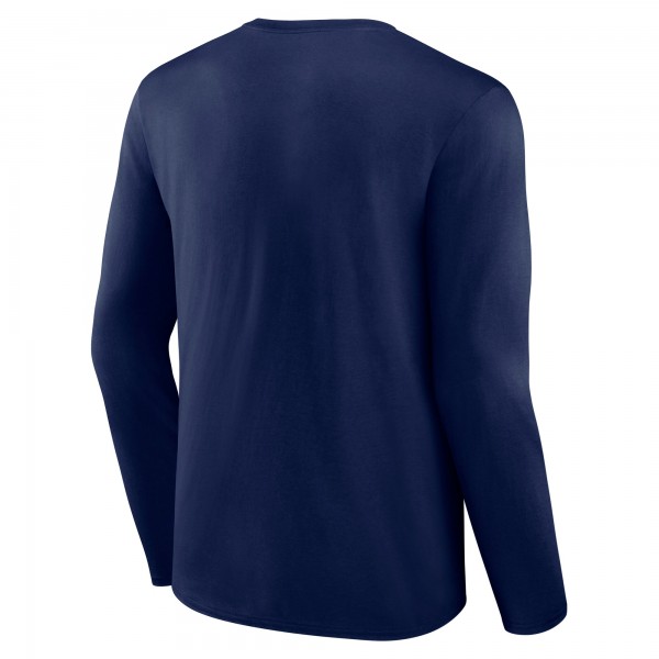 New York Yankees Navy Fastball Long Sleeve T-Shirt