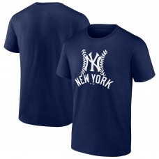 New York Yankees Navy Fastball T-Shirt