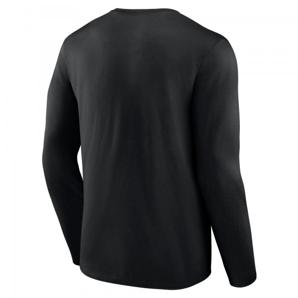 New York Yankees Black Fastball Long Sleeve T-Shirt