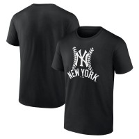 New York Yankees Black Fastball T-Shirt