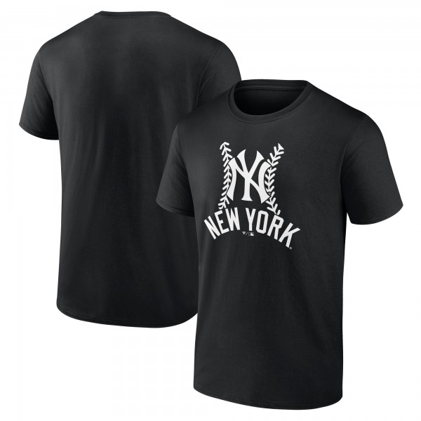 New York Yankees Black Fastball T-Shirt