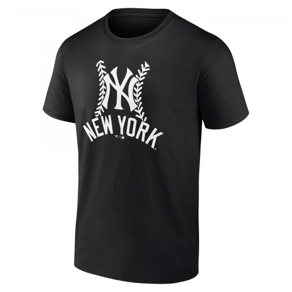 New York Yankees Black Fastball T-Shirt