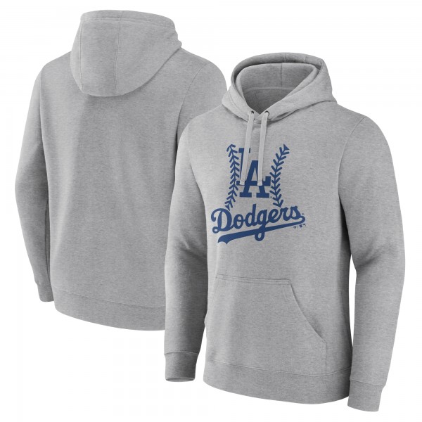 Los Angeles Dodgers Gray Fastball Pullover Hoodie