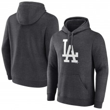 Los Angeles Dodgers Charcoal Monochrome Pullover Hoodie