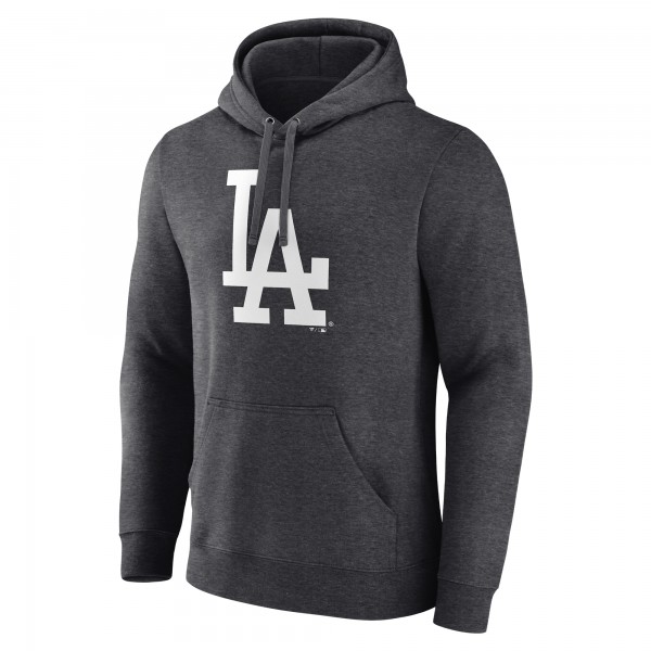 Los Angeles Dodgers Charcoal Monochrome Pullover Hoodie