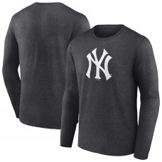 New York Yankees Charcoal Monochrome Long Sleeve T-Shirt
