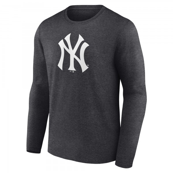 New York Yankees Charcoal Monochrome Long Sleeve T-Shirt