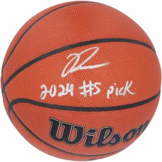 Detroit Pistons Ron Holland Fanatics Authentic Autographed Wilson Authentic Series Indoor/Outdoor Basketball with 2024 #5 Pick Inscription