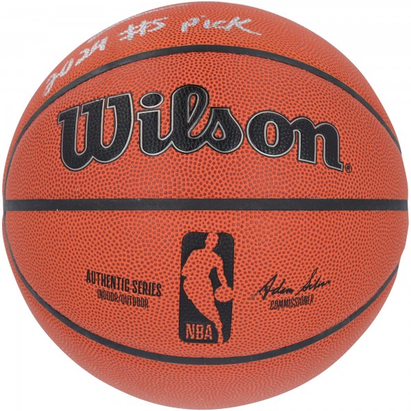 Detroit Pistons Ron Holland Fanatics Authentic Autographed Wilson Authentic Series Indoor/Outdoor Basketball with 2024 #5 Pick Inscription