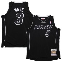 Игровая джерси Miami Heat Dwyane Wade Mitchell & Ness Black 2011/12 Hardwood Classics Authentic