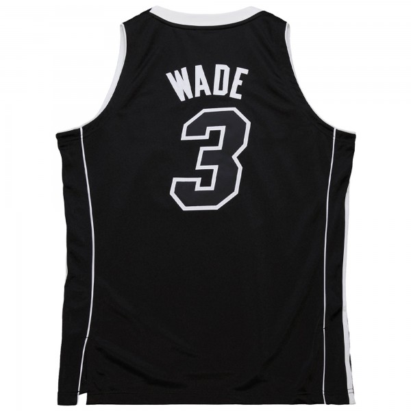 Игровая джерси Miami Heat Dwyane Wade Mitchell & Ness Black 2011/12 Hardwood Classics Authentic