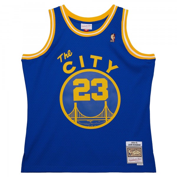Игровая джерси Jason Richardson Golden State Warriors Mitchell & Ness 2004/05 Hardwood Classics Swingman - Royal