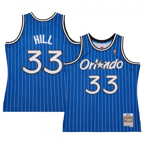 Джерси Orlando Magic Grant Hill Mitchell & Ness Blue 2004/05 Hardwood Classics Swingman
