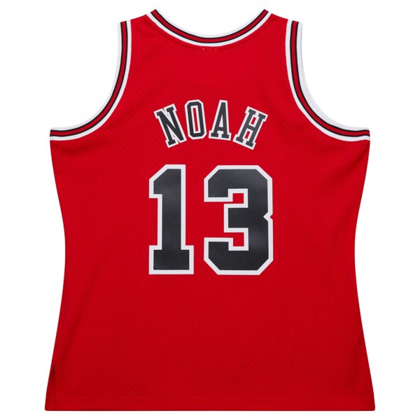 Игровая джерси Chicago Bulls Joakim Noah Mitchell & Ness Red 2013/14 Hardwood Classics