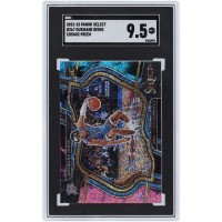 Ousmane Dieng Oklahoma City Thunder 2022-23 Panini Select Cosmic Prizm Courtside #267 SGC Authenticated 9.5 Rookie Card