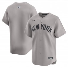 New York Yankees Nike Gray Road Limited Jersey