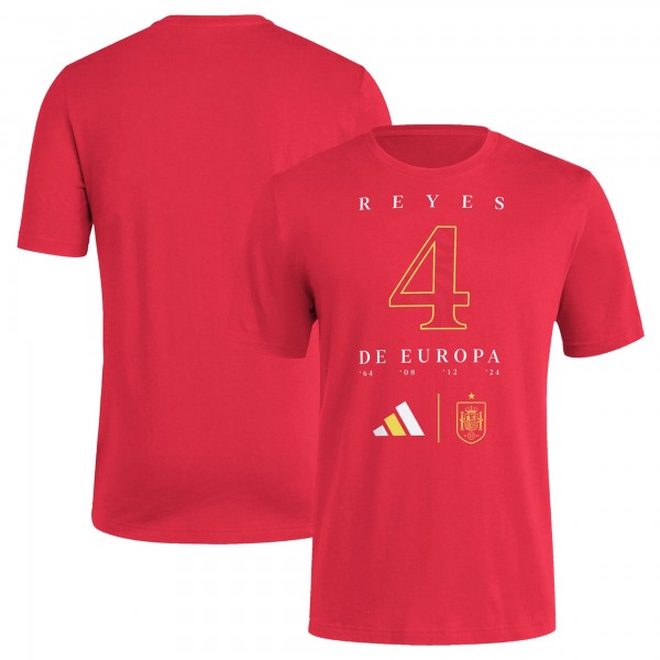 Spain National Team adidas 2024 European Champions T-Shirt - Red