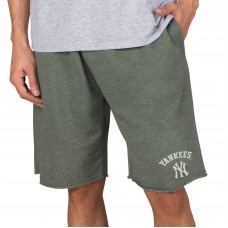Шорты New York Yankees Concepts Sport Green Mainstream Tri-Blend
