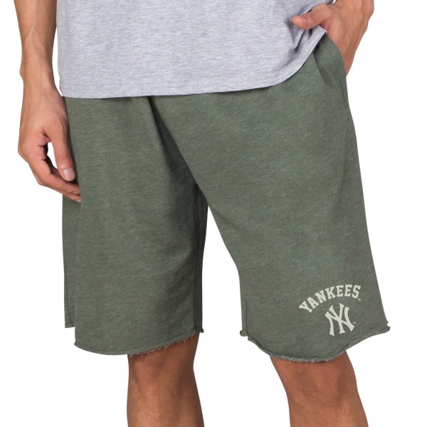 Шорты New York Yankees Concepts Sport Green Mainstream Tri-Blend