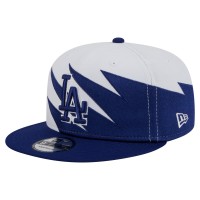 Бейсболка Los Angeles Dodgers New Era Royal/White Jagged 9FIFTY Snapback