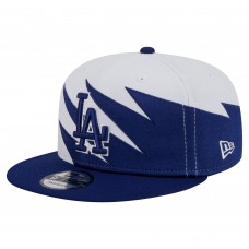 Бейсболка Los Angeles Dodgers New Era Royal/White Jagged 9FIFTY Snapback