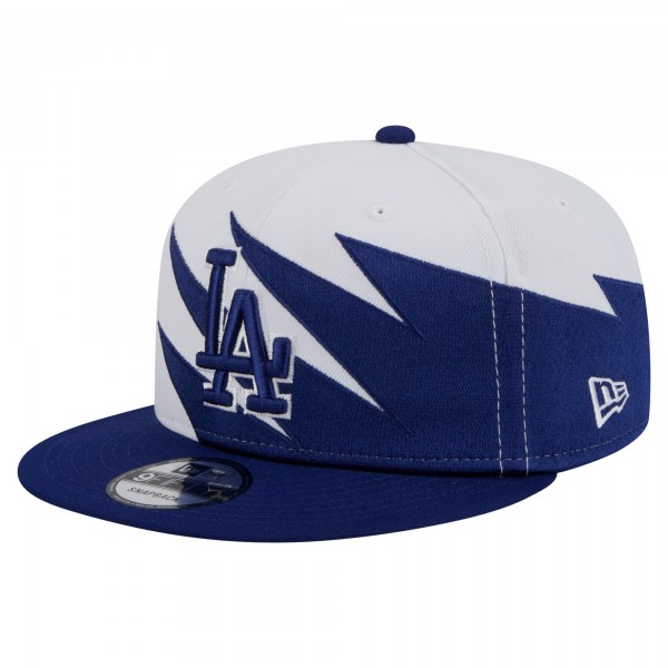 Бейсболка Los Angeles Dodgers New Era Royal/White Jagged 9FIFTY Snapback
