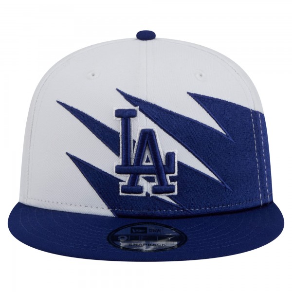 Бейсболка Los Angeles Dodgers New Era Royal/White Jagged 9FIFTY Snapback