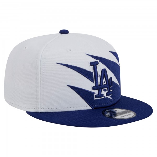 Бейсболка Los Angeles Dodgers New Era Royal/White Jagged 9FIFTY Snapback