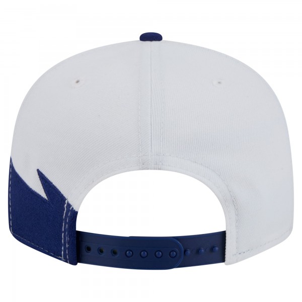Бейсболка Los Angeles Dodgers New Era Royal/White Jagged 9FIFTY Snapback