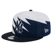 Бейсболка New York Yankees New Era Navy/White Jagged 9FIFTY Snapback