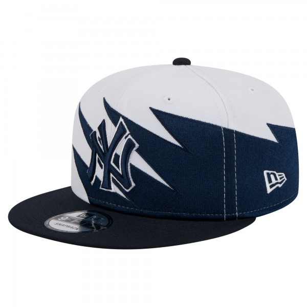 Бейсболка New York Yankees New Era Navy/White Jagged 9FIFTY Snapback
