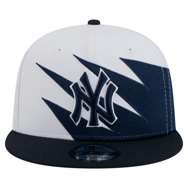 Бейсболка New York Yankees New Era Navy/White Jagged 9FIFTY Snapback